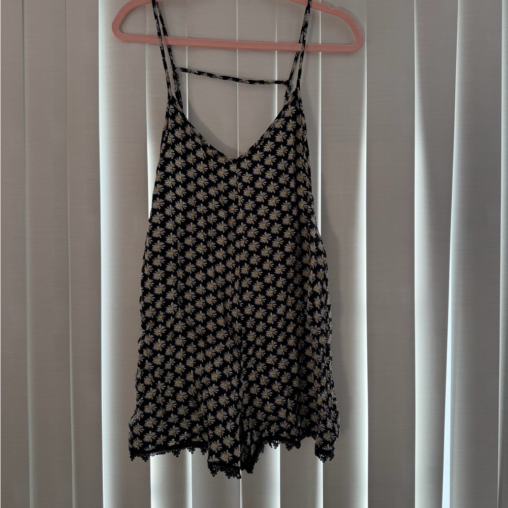 One Clothing Black and White Floral Dress